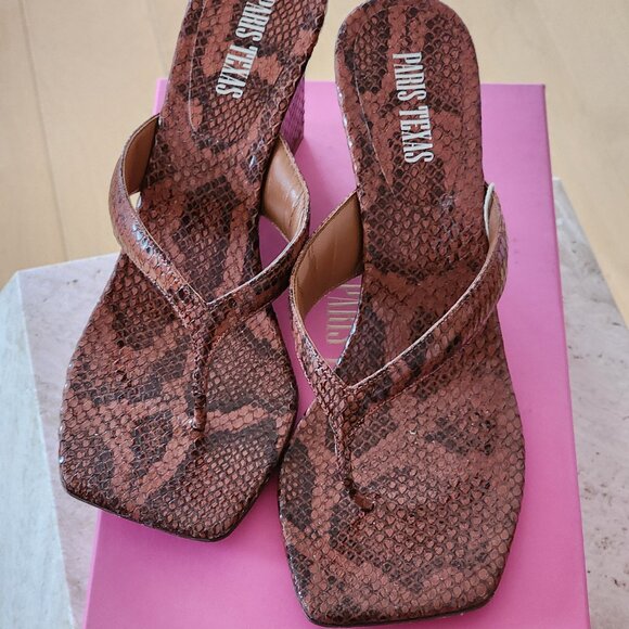 Paris Texas Lola Wedge Sandals Sz 39.5 - Picture 1 of 7
